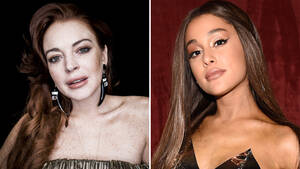 Elizabeth Gillies And Ariana Grande Porn - Lindsay Lohan's Response To Ariana Grande's 'Thank U, Next' Is Epic