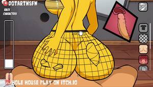 Marge Simpson Booty Porn - Marge Simpson Big Ass Bouncing In Fishnets