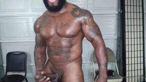 black muscle guy - BIG BLACK MUSCLE MEN 4 - ThisVid.com