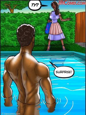 interracial threesome toons - Cartoon interracial threesome
